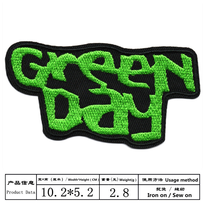 Wholesale New Words Cloth Patch Embroidered Cloth Patch